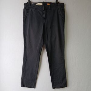 Anthropologie PILCRO & the LETTERPRESS Cotton HYPHEN Pant Gray Chino 30 #765